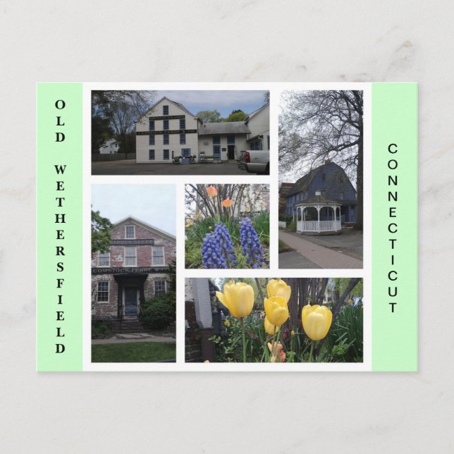 Postal de conexión Wethersfield Old (Anverso)