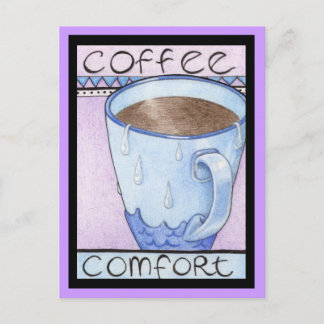 Postal de confort para café
