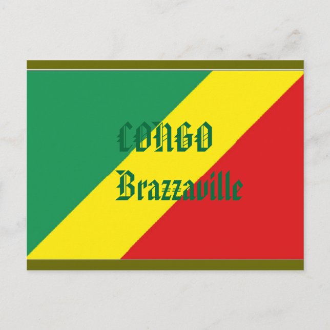 postal de Congo Brazzaville (Anverso)