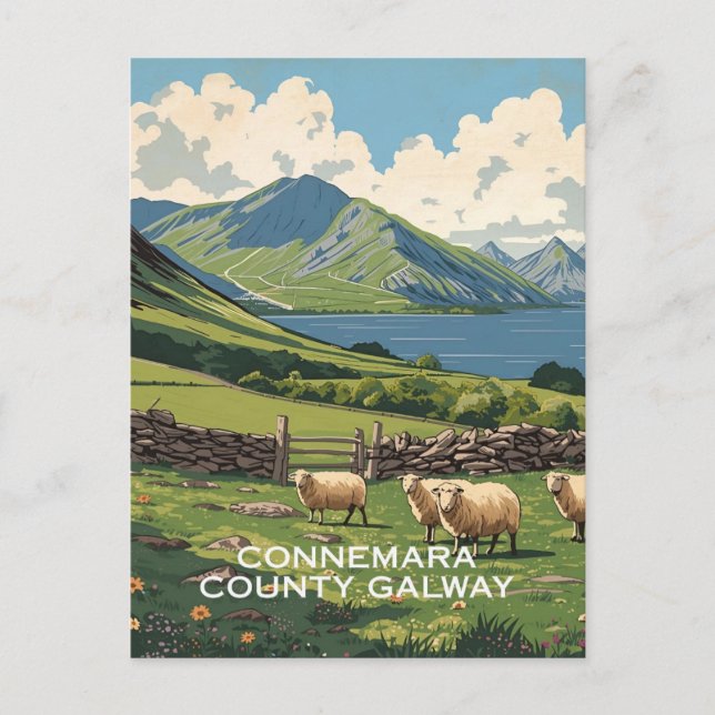 Postal de Connemara (Anverso)