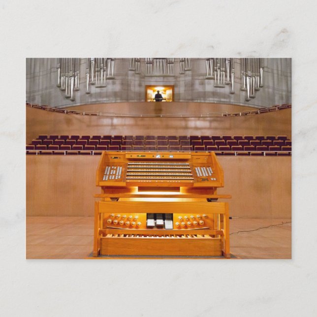 postal de consola de órganos (Anverso)