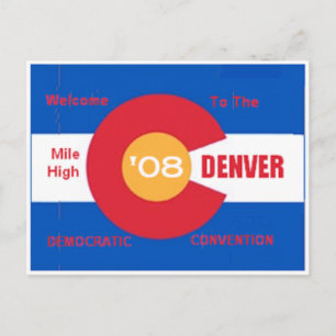 Postal de Convención Democrática Denver DNC