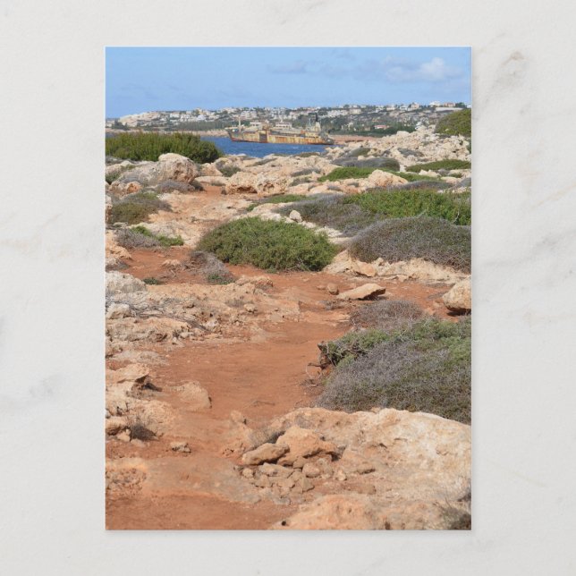 Postal de Coral Bay Cyprus (Anverso)