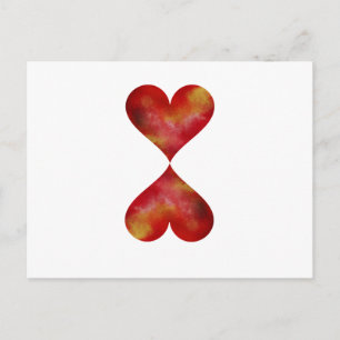 Postal de corazón