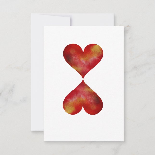 Postal de corazón (Anverso)