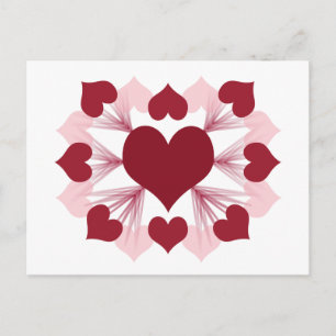 Postal de corazón
