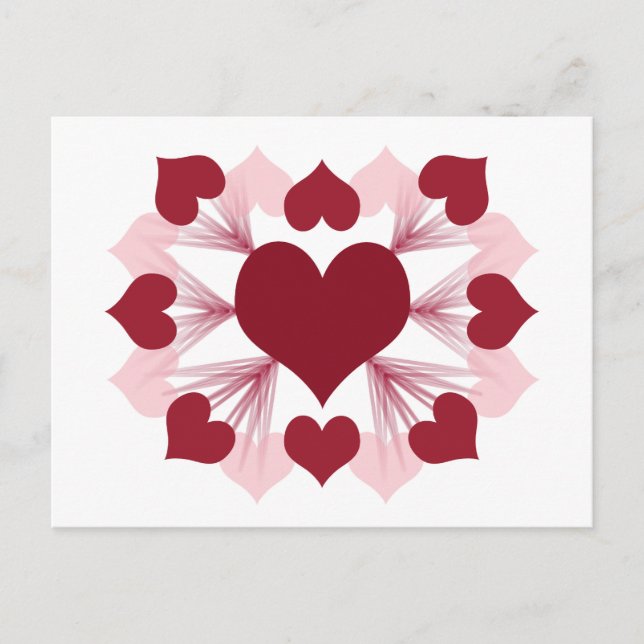 Postal de corazón (Anverso)