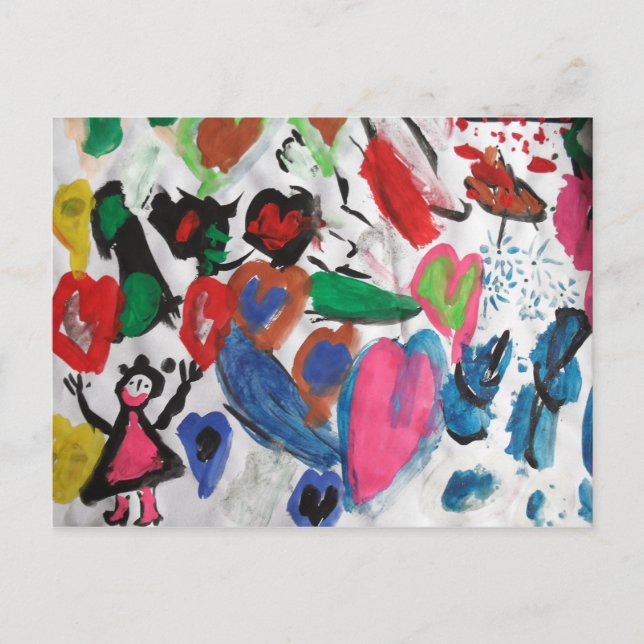 Postal de corazón (Anverso)