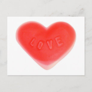 Postal de corazón dulce