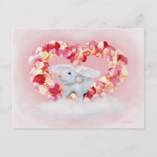 Postal de corazón dulce