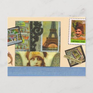 Postal de correo de Mermaid