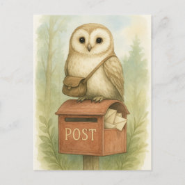 Postal de correo postal de aves silvestres animale