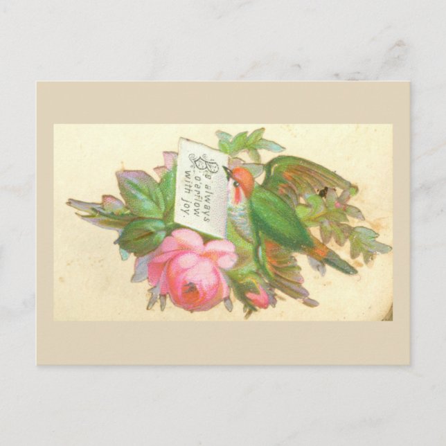 Postal de corte victoriano (Anverso)