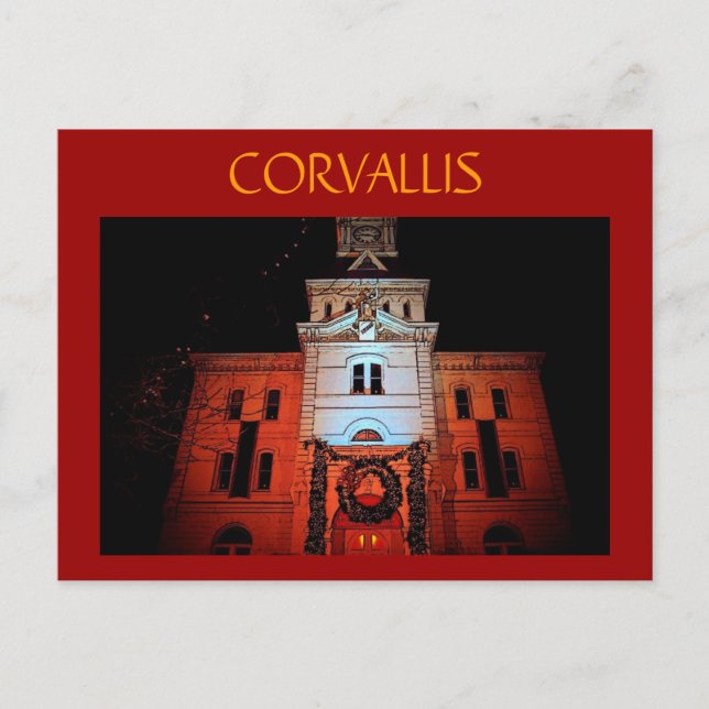 Postal de Corvallis (Anverso)