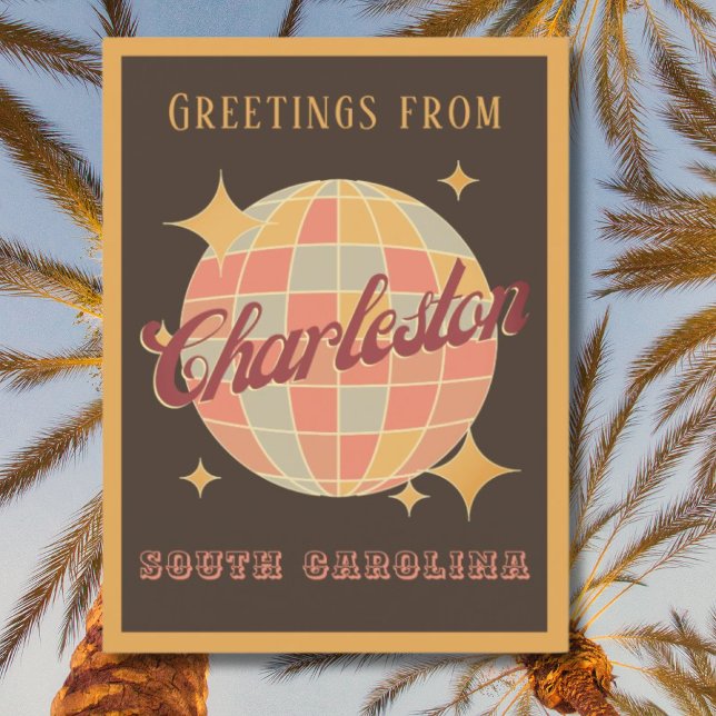 Postal de cosecha Charleston South Carolina EE.UU. (Subido por el creador)