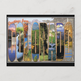 Postal de cosecha de colorado