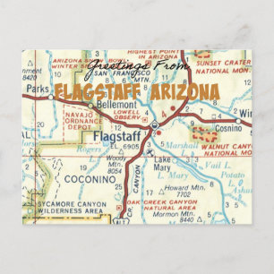 Postal de cosecha de flagstaff Arizona
