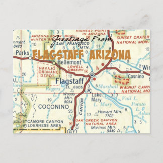 Postal de cosecha de flagstaff Arizona