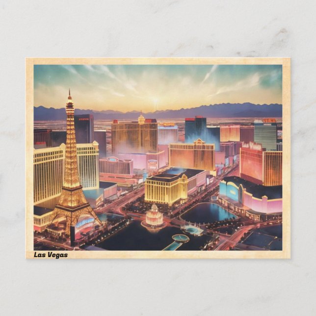 Postal de cosmética de las Vegas (Anverso)