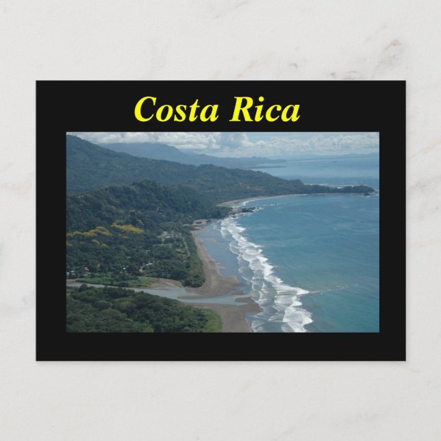 postal de Costa Rica (Anverso)
