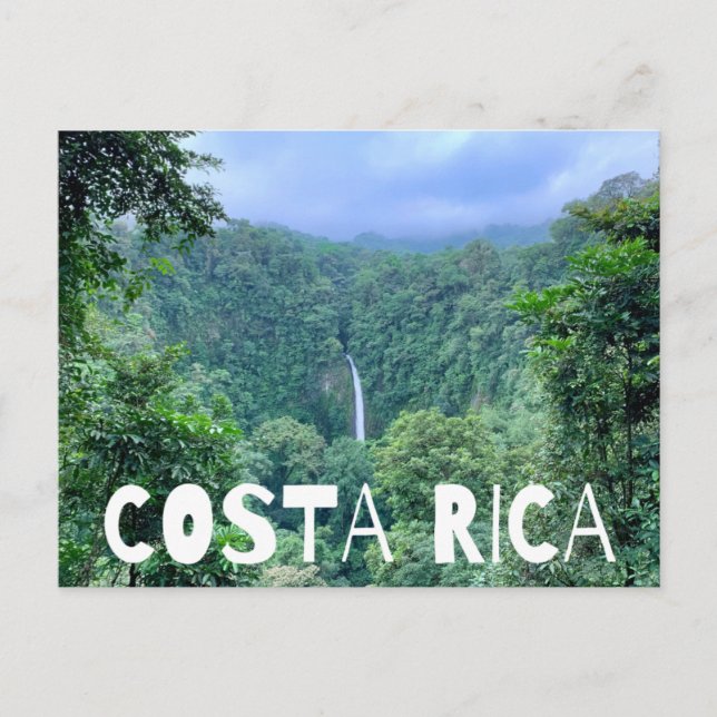 postal de Costa Rica Overlook Photocard (Anverso)