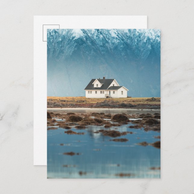 Postal de Cottage de Noruega (Anverso / Reverso)