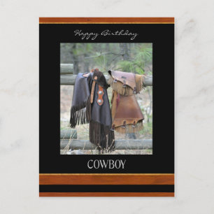 Postal de Cowboy Feliz Cumpleaños