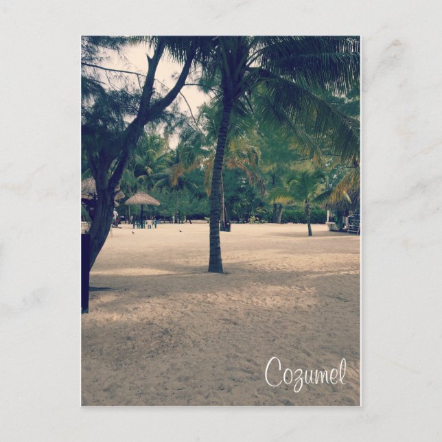 Postal de Cozumel (Anverso)
