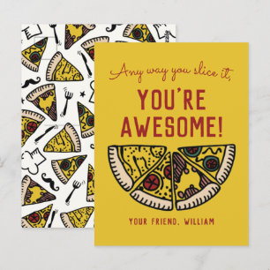 Postal De Cualquier Manera Lo Recortes Pizza Postcard Siz