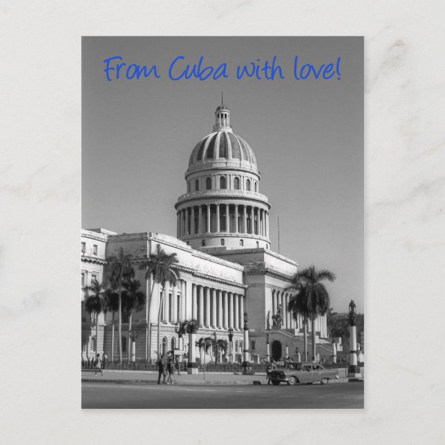 Postal De Cuba con amor (Anverso)
