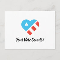 Postal de cuenta de votos