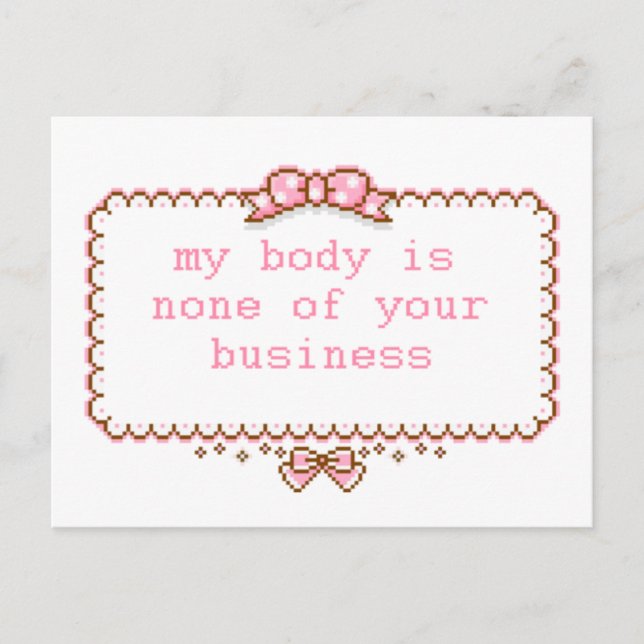 Postal de cuerpo positivo (Anverso)