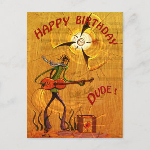 postal de cumpleaños de Busker