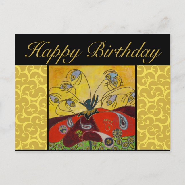 postal de cumpleaños - despierta al amanecer (Anverso)