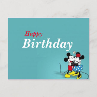 postal de cumpleaños Disney