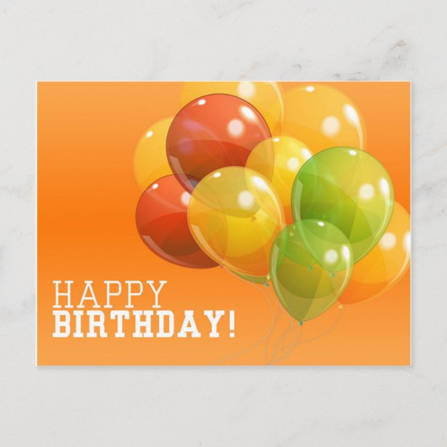 Postal de cumpleaños feliz (Anverso)
