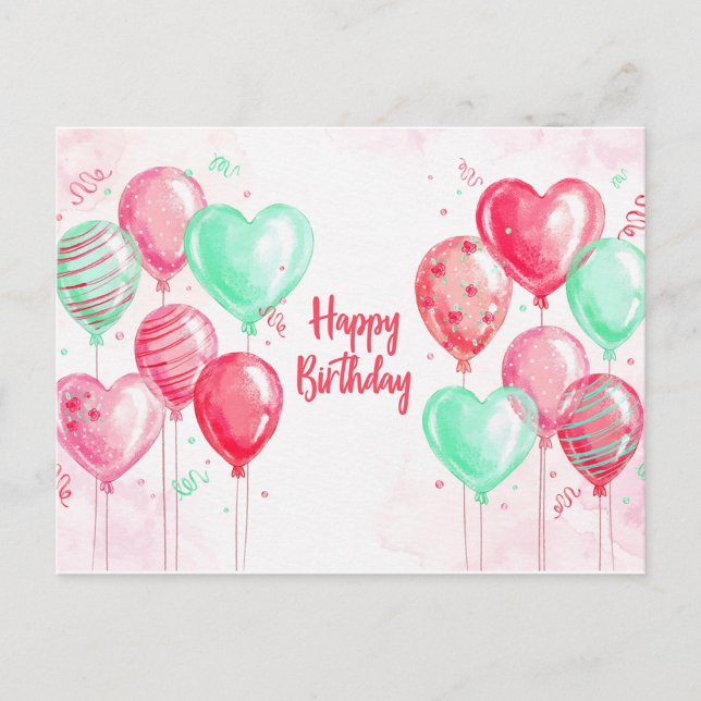 Postal de cumpleaños feliz (Make it simple send a birthday postcard!)