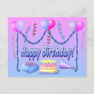 Postal de cumpleaños feliz