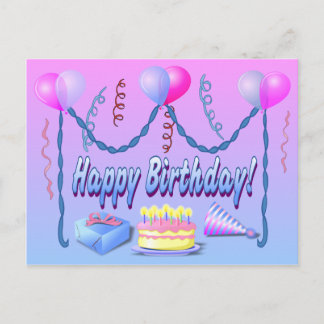 Postal de cumpleaños feliz