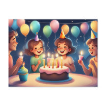 Postal de cumpleaños feliz para tu bebé