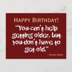 Postal de cumpleaños - Quemaduras