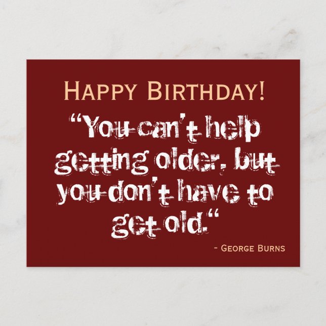 Postal de cumpleaños - Quemaduras (Anverso)