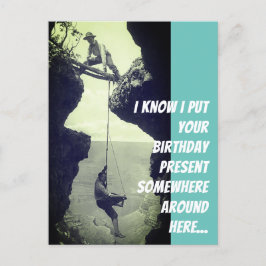 postal de cumpleaños tardío