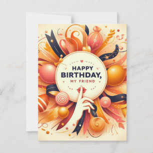 postal de cumpleaños única