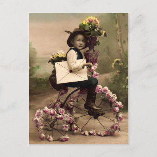 Postal de cumpleaños vintage
