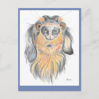 postal de Dachshund