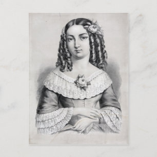 Postal de "dama de honor"
