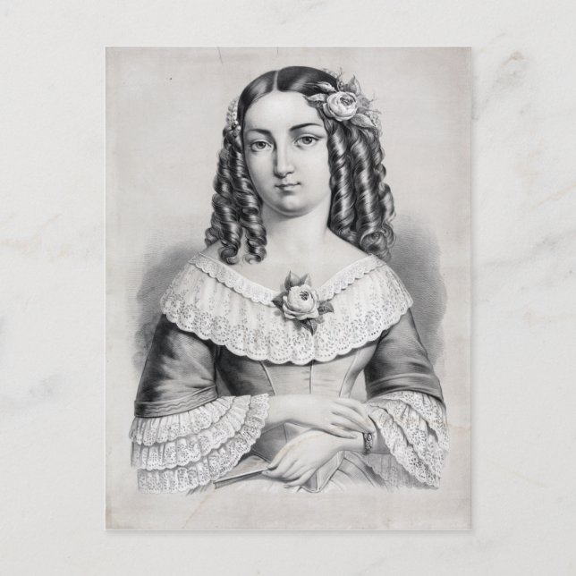 Postal de "dama de honor" (Anverso)