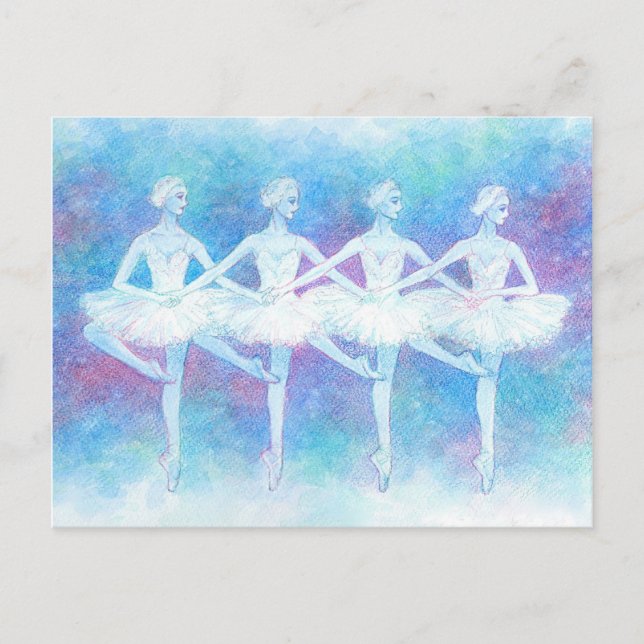 Postal de Dance of Baby Swans (Anverso)