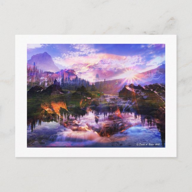 Postal de David A. Baker (Anverso)